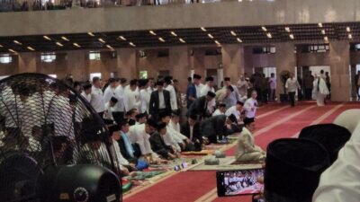 Prabowo Subianto Bersama Puan dan Jusuf Kalla, Salat Idul Adha di Istiqlal yang Meneguhkan
