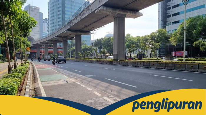 **Jakarta Selatan Lengang, Lalin Lancar Saat Idul Adha**