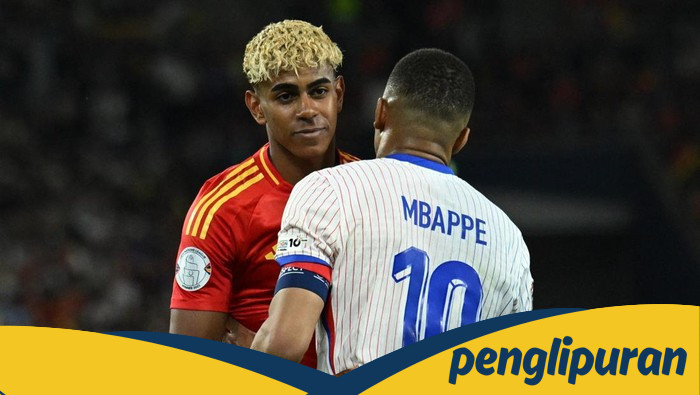 [Rekor Menjelma! Lamine Yamal Gagalkan Mbappe 6 Kali, Spanyol Juara atas Prancis!]