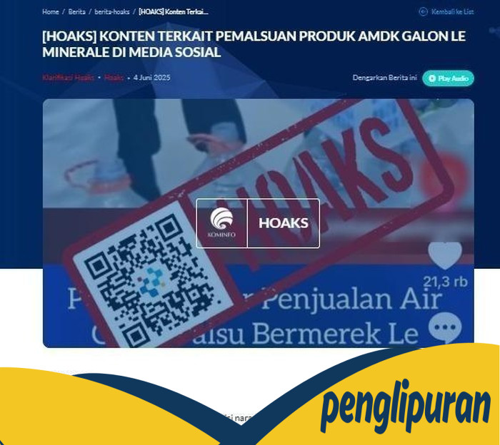 Galon Palsu Le Minerale: Hoaks atau Persaingan Bisnis? Pakar Bocorkan Motif