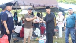**450 Paket Daging Kurban dari Polres Kuansing, Sapi Sembelih untuk Warga dan PHL**