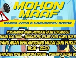 Malam Ini, Ada Event Lari dari Kota ke Bogor! Rute Ini Rawan Keblokade