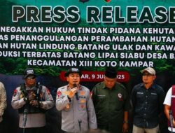 Ribuan Hutan Lindung Dihancurkan, Polda Riau Tegakkan Hukum untuk 4 Tersangka