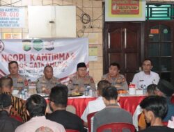 ‘Ngopi’ Bersama Polda Metro, Warga Jakpus Dikukuhkan Jaga Kamtibmas