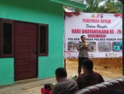 “Polres Rohul: Langkah Kreatif Menjaga Kebahagiaan Warga dengan Bedah Rumah”