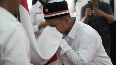 Dalam Cium Merah Putih, 16 Napiter Bogor Ikrar Setia ke NKRI