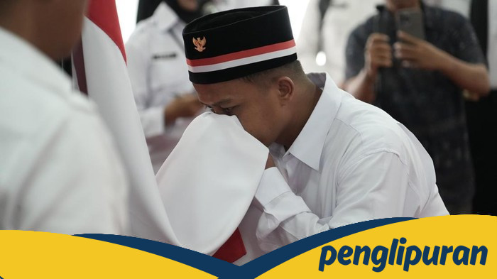 Dalam Cium Merah Putih, 16 Napiter Bogor Ikrar Setia ke NKRI