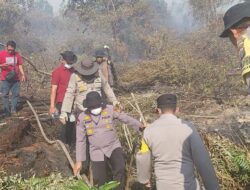 Polisi-Masyarakat Peduli Api Respons Cepat Tangani Karhutla di Dumai: Sinergi yang Mencegah Kebakaran Besar