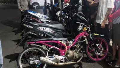 6 Remaja Balap Liar di Cileungsi Diringkus Polisi, 5 Motor Disita