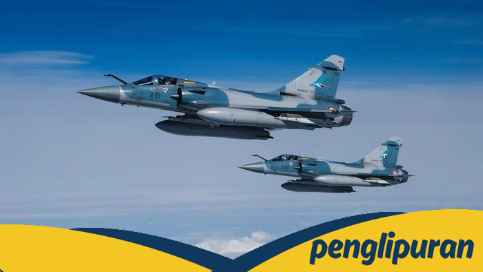 Jet Tempur Supersonik Mirage Jatuh, Ukraina Kehilangan Senjata Mumpuni dalam Pertempuran
