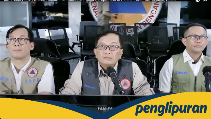 BNPB Imbau Warga di 6 Wilayah Jauhi Pantai 2 Jam Sebelum Estimasi Tsunami - Update 2