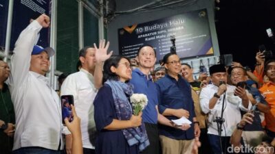 Abolisi dari Prabowo, Tom Lembong Keluar dari Rutan Cipinang dalam Perayaan Gembira