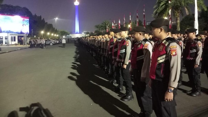 2.123 Personel Gabungan Siaguna, Aksi Bela Palestina di Monas Berlangsung Damai