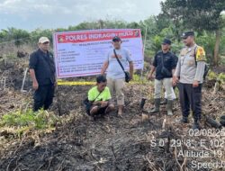 Pria di Inhu Ditangkap, Sebabkan Lahan Gambut Terbakar Selama 1 Jam!