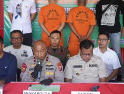 **24 Rakit PETI Dimusnahkan, 5 Pelaku Ditangkap dalam Operasi Bersih Kuantan Riau**