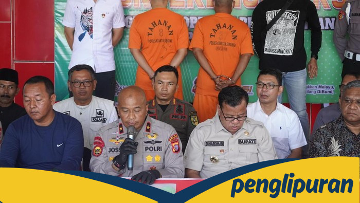 **24 Rakit PETI Dimusnahkan, 5 Pelaku Ditangkap dalam Operasi Bersih Kuantan Riau**