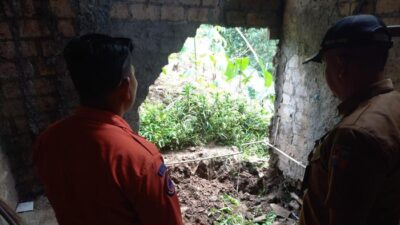 1 Unit Rumah Ambruk di Bogor karena Tanah Amblas, Hujan Deras Sebabkannya