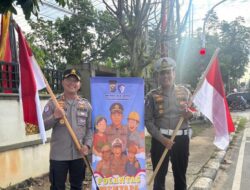 Polres Kuansing Bersama Warga, Syukur Merah Putih jelang HUT RI Ke-80