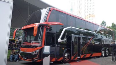 Intip Bus Tingkat Terbaru Laksana Double Decker untuk Angkutan Lintas Pulau
