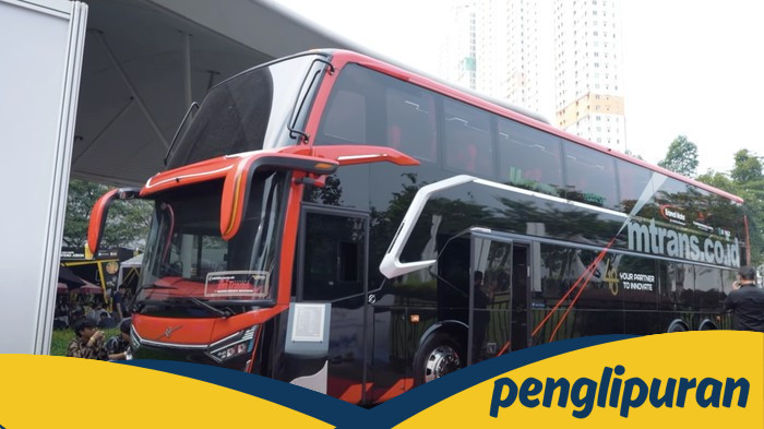 Intip Bus Tingkat Terbaru Laksana Double Decker untuk Angkutan Lintas Pulau