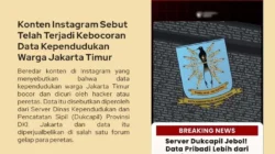 Viral 500 Ribu Data Warga Disebut Dicuri dan Dijual, Pemprov Jakarta Klaim Hoax