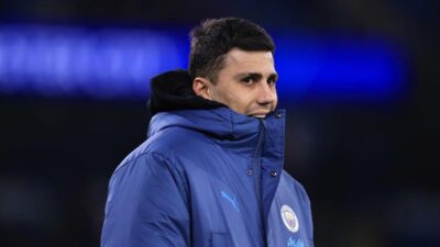 **Rodri Masih Harus Menepi, Belum Bisa Bela Man City Sepanjang Bulan Ini**
