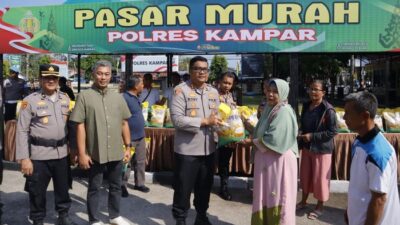 Operasi Pasar di Kampar Riau: Polisi-Bulog Gelontorkan 4 Ton Beras SPHP untuk Warga!