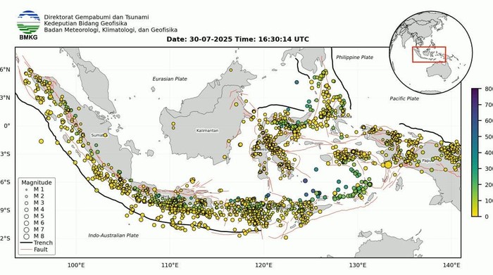 Gempa 3.375 Kali Guncang Indonesia, Kenapa?
