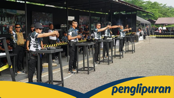 **Brimob Polda Metro Beraksi, Lomba Menembak Seru Sambut Kemerdekaan RI ke-80**