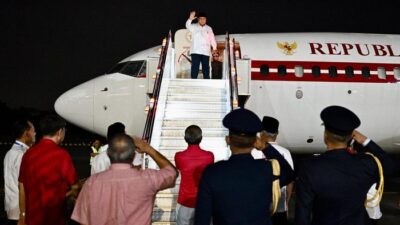 Prabowo Subianto Pulang ke Indonesia Setelah Ikuti Parade Hari Nasional Singapura