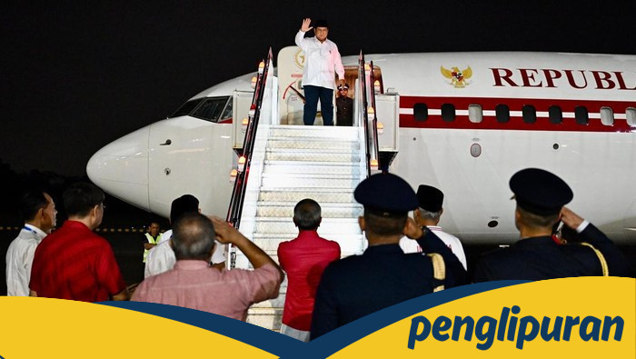 Prabowo Subianto Pulang ke Indonesia Setelah Ikuti Parade Hari Nasional Singapura