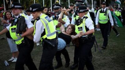 Polisi Inggris Tangkap 466 Pendemo Dukung Gerakan Pro-Palestina – Update 1