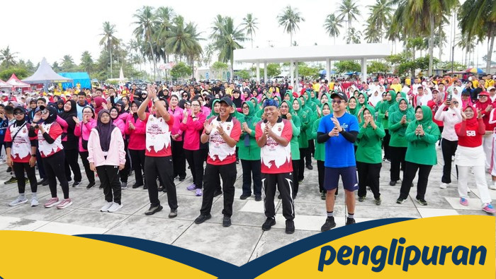 **Polres Pangandaran Gelar Gebyar Merah Putih, Wajah Bersatu Sambut HUT RI ke-80**