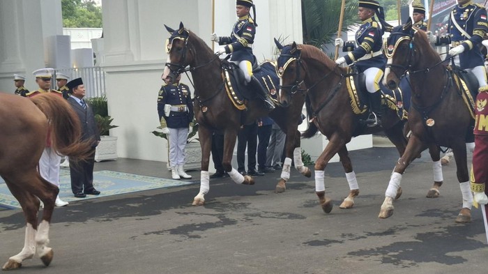 Prabowo Sambut Presiden Peru Dina Boluarte di Istana Merdeka - Update 1