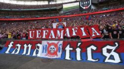 “UEFA Mafia” Terkuak: Spanduk Protes Hiasi Community Shield