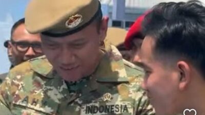 AHY Unggah Upacara Militer di Batujajar, Saling Sapa dengan Wapres Gibran!