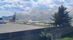 **Tragedi Bandara Montana: 2 Pesawat Tabrakan, Api Melahap, Tak Ada Cedera Serius**