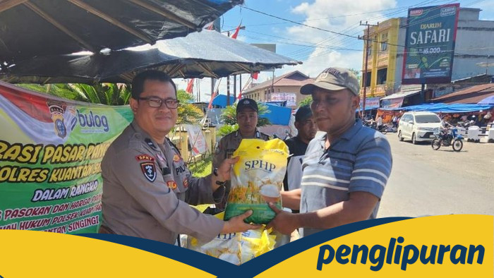 Polres Kuansing Tancapkan Operasi Pangan Murah, Guncang Pasar Beras!
