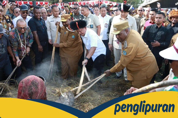 Mendagri Buka Acara Bakar Batu di Papua Pegunungan: Momentum Kebhinekaan yang Menggugah
