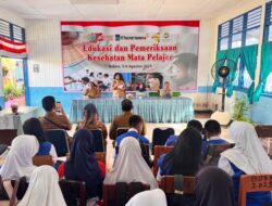 PTFI Berikan Pemeriksaan Mata Gratis untuk 1.043 Siswa SMP di Nabire, Ini Dampaknya!