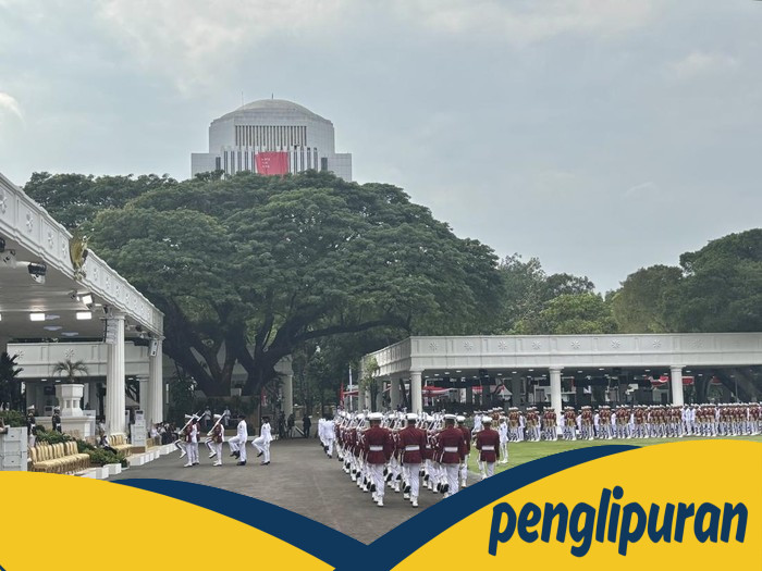 Istana Siapkan Gladi Bersih HUT RI ke-80, Suasana Meriah Sebelum 17 Agustus