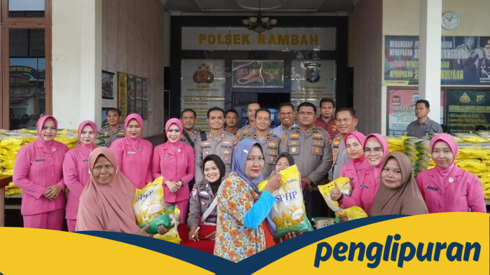 Polres Rohul Gelar GPM, Ratusan Warga Nikmati Beras Terjangkau, Solusi Kebutuhan Pokok Masyarakat!