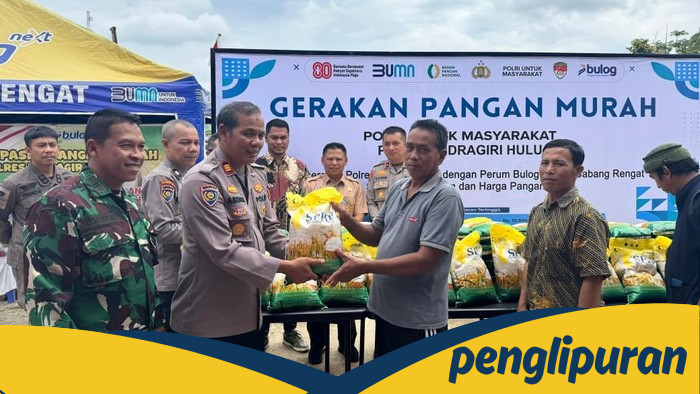 GPM Polres Inhu Wow, 2,6 Ton Beras Diborong Warga dalam Sekejap!