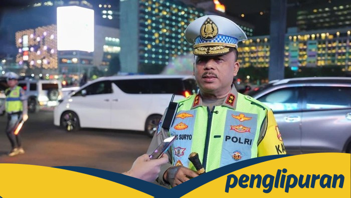 **Kakorlantas Patroli Jelang HUT ke-80 RI: Polantas Menyapa Hadir Dengan Senyum**