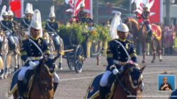 Kirab Merah Putih, Bendera Dibawa dengan Kereta Kencana Garuda Prabayaksa – Update 1