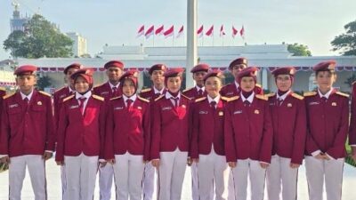 100 Siswa Paduan Suara Sekolah Rakyat Berikan Tampilan Menarik di Istana Merdeka