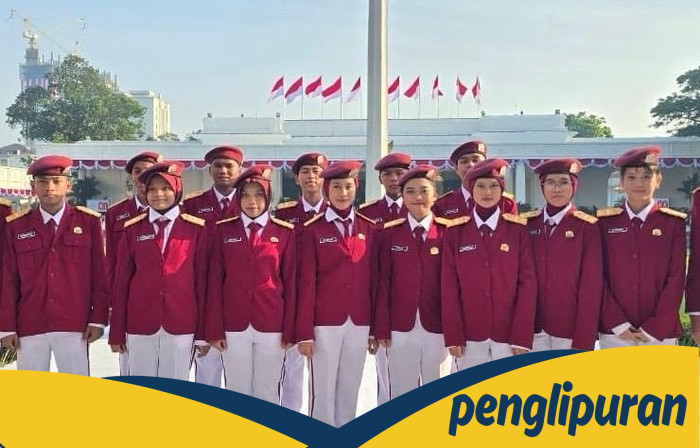 100 Siswa Paduan Suara Sekolah Rakyat Berikan Tampilan Menarik di Istana Merdeka