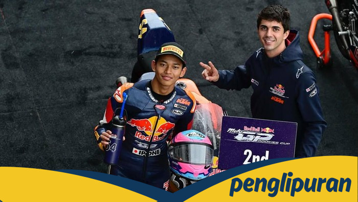 **Veda Ega Pratama Raih Podium di Red Bull Rookies Cup 2025, Semarakkan Merah Putih di Eropa**