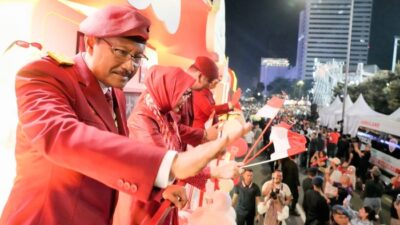 Mobil Hias Kemensos: Sosialisasi Cerdas di Tengah Karnaval HUT RI Ke-80!