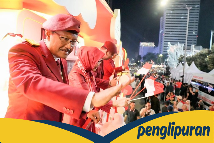 Mobil Hias Kemensos: Sosialisasi Cerdas di Tengah Karnaval HUT RI Ke-80!